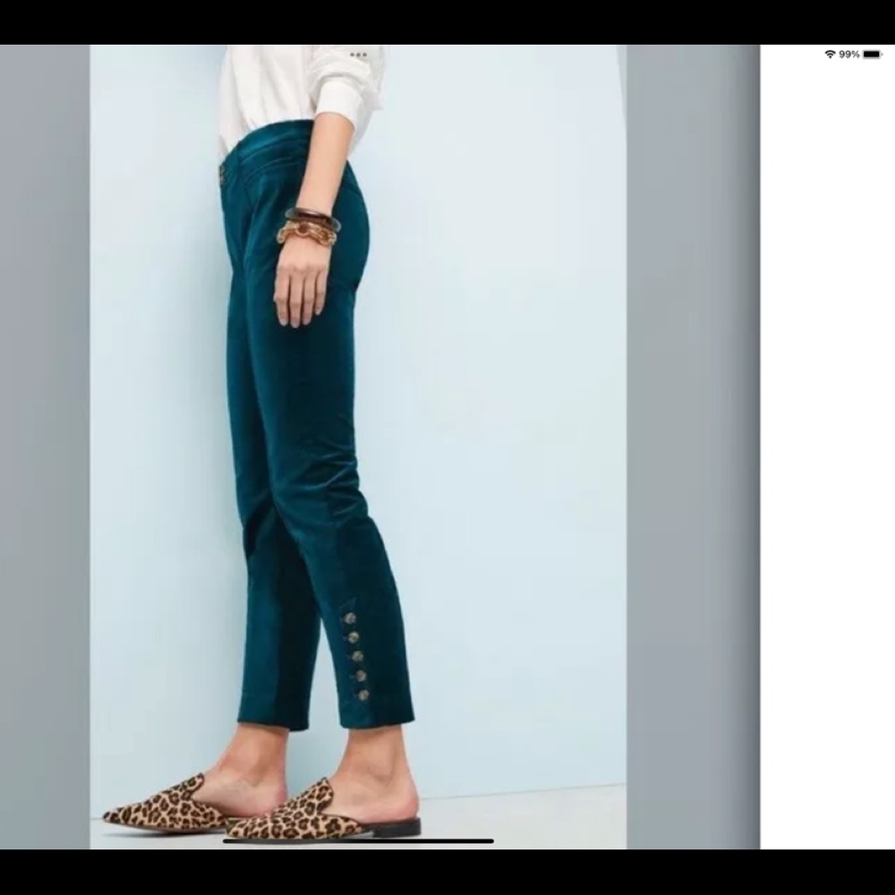 Anthropologie “The Essential Slim” Velvet Pants - 2P